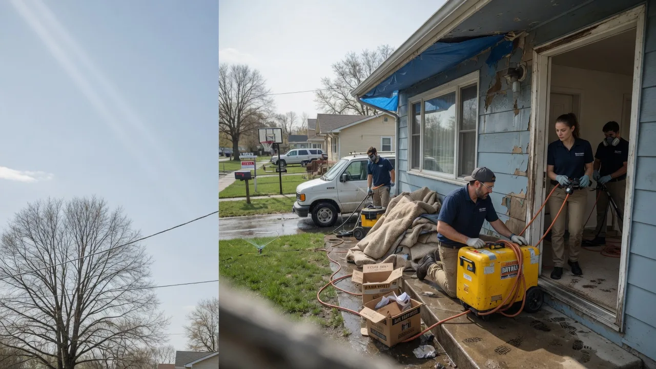 Basement Flood Cleanup in Oldtown, ID near me